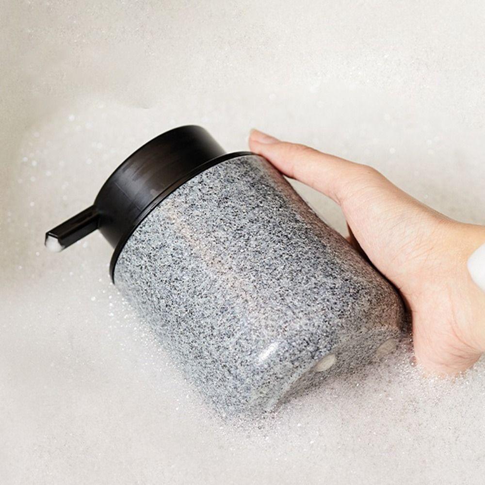 Refillable Wood Grain Soap Dispenser 250ml Liquid Lotion Storage Bottles Face Wash