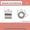 Stainless Steel Thickness-adjustable Washer & Shaft Sleeve (Sizes: M2.5, M3, M4, M6, M8, M12)