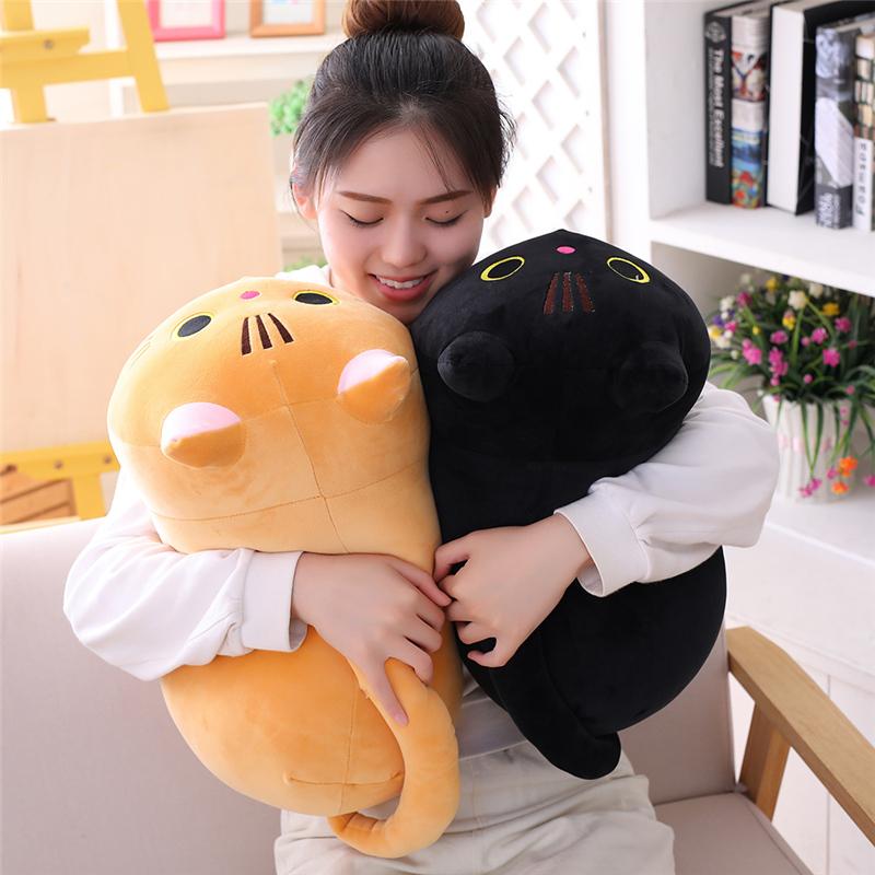 25cm Cute Soft Plush Cat Pillow Cushion Kawaii Stuffed Animal Cat Plush Toy For Children Doll Kids Girls Birthday Gift