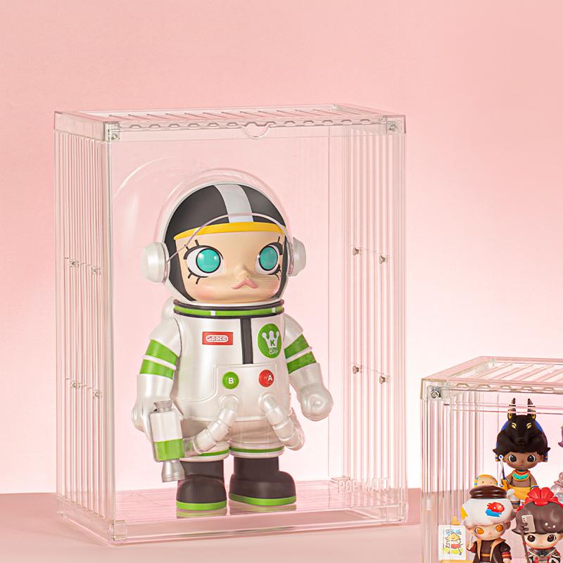 New POP MART Container Doll Figure Transparent Display Case Model Accessories 220500136-1
