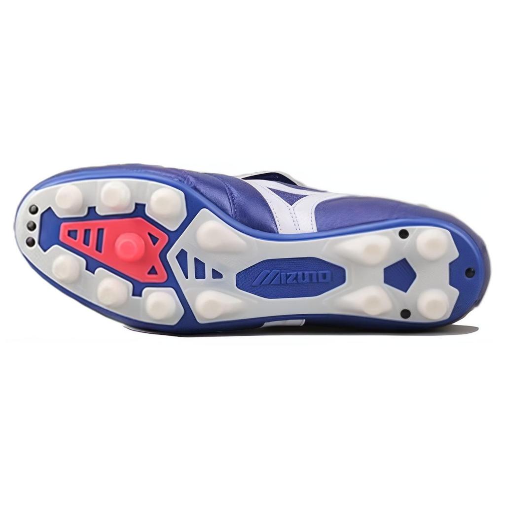 Mizuno Morelia 2 Japan Round Toe Lace-Up Comfortable Training HG (Rubber Short Studs) Slip-Resistant Durable Soccer Shoes Men Soccer Shoes P1GA200025