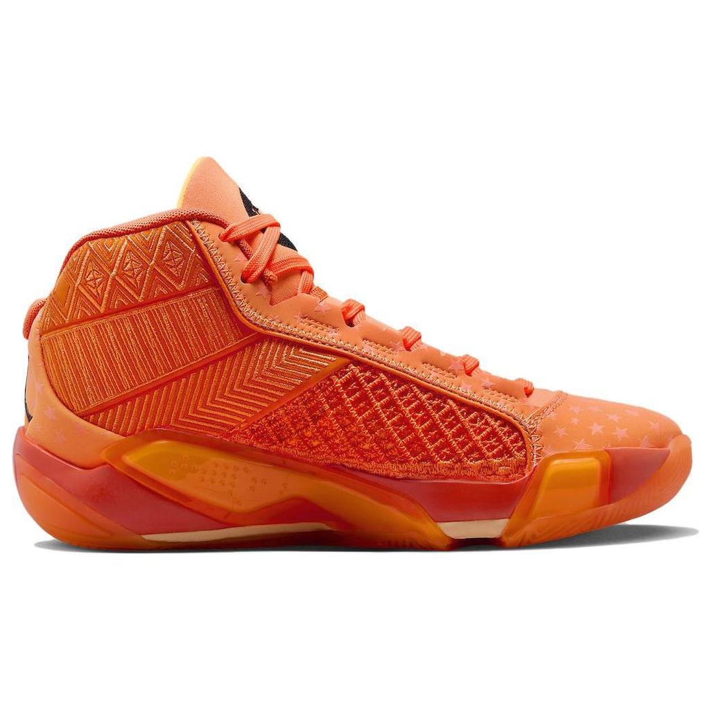 WNBA X  Air Jordan 38 Center Star Women Sneakers Orange Cone Black FQ9008-800