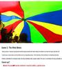 Rainbow Parachute for Kids: Early Education Game & Sensory Training Equipment for Outdoor Activities and Team Building