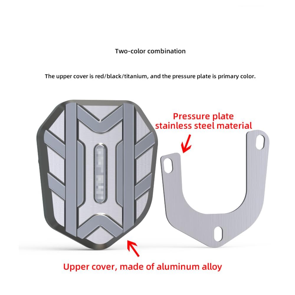Modify the motorcycle non-slip brake pedal, widen and increase the