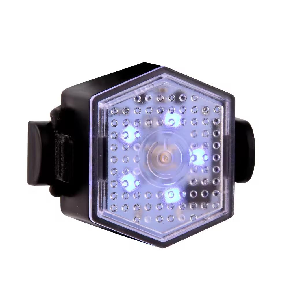 High-brightness Led Bicycle Taillight Waterproof USB Rechargeable Bike Taillight 5LED Taillight for Night Cycling Bicycle Light