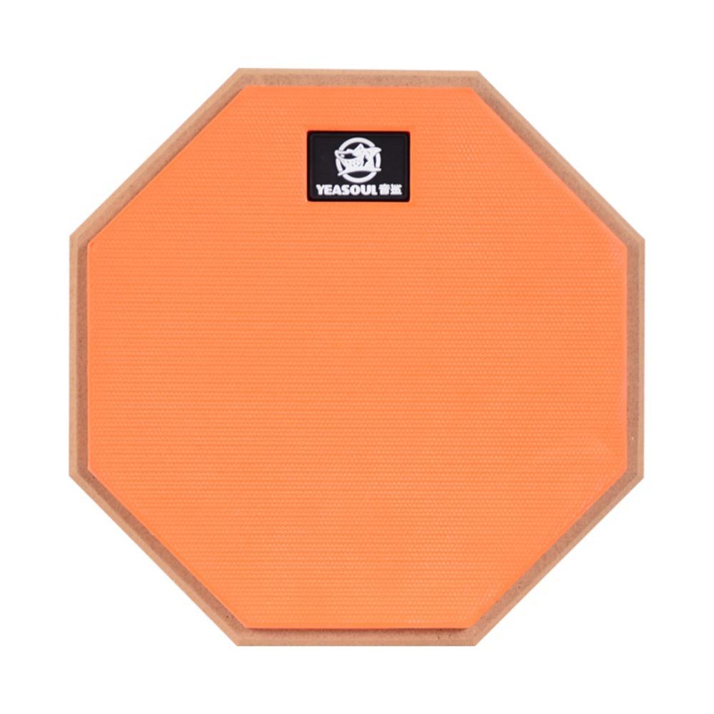 

8 Inch Training Drum Pad Adjustable Stand Drum Practice Pad High-quality Mute Pad Exercise помаранчевий