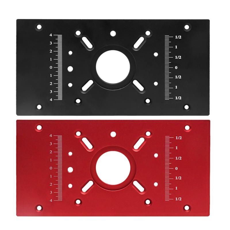 A96I-Router Lift With Fixed Base-Router Insert Plate-Woodworking Universal Router Lift Base For 65Mm Dia Router Motor