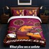 Set Biancheria da Letto Design Brisbane Broncos 1 Copripiumino + 2 Federe Morbido Traspirante Biancheria da Letto per la Casa