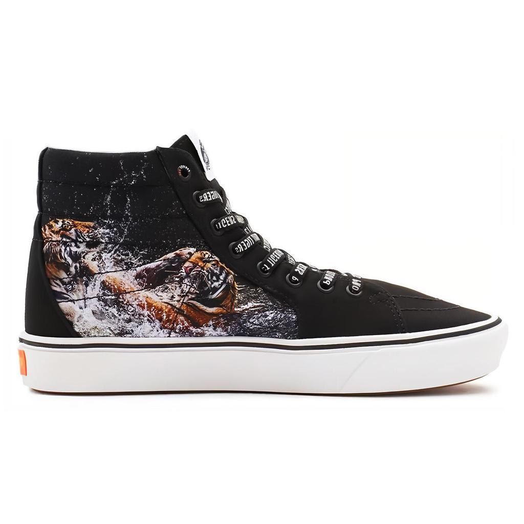Discovery Channel x Vans ComfyCush Sk8-Hi Projekt Katze Unisex Sneaker Schwarz VN0A3WMB9EF