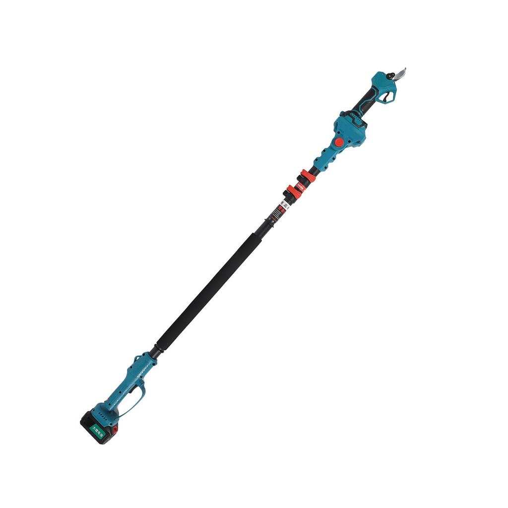 Elektryczne nożyce do przycinania z przedłużką, akumulatorowe nożyce do gałęzi z regulowaną głowicą 180 stopni, do drzew