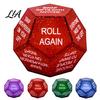 Holiday Stocking Stuffers Santa Swap Gift Exchange Dice, 12-Side Glitter Game Christmas Stuffers, Ideas Secret Party Favors Dice for
