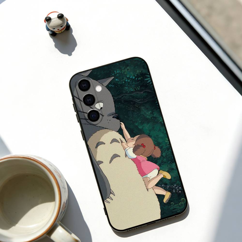 My Neighbor Totoro Phone Case Soft Black For Samsung Galaxy A73,A72,A71,A70,A53,A52,A51