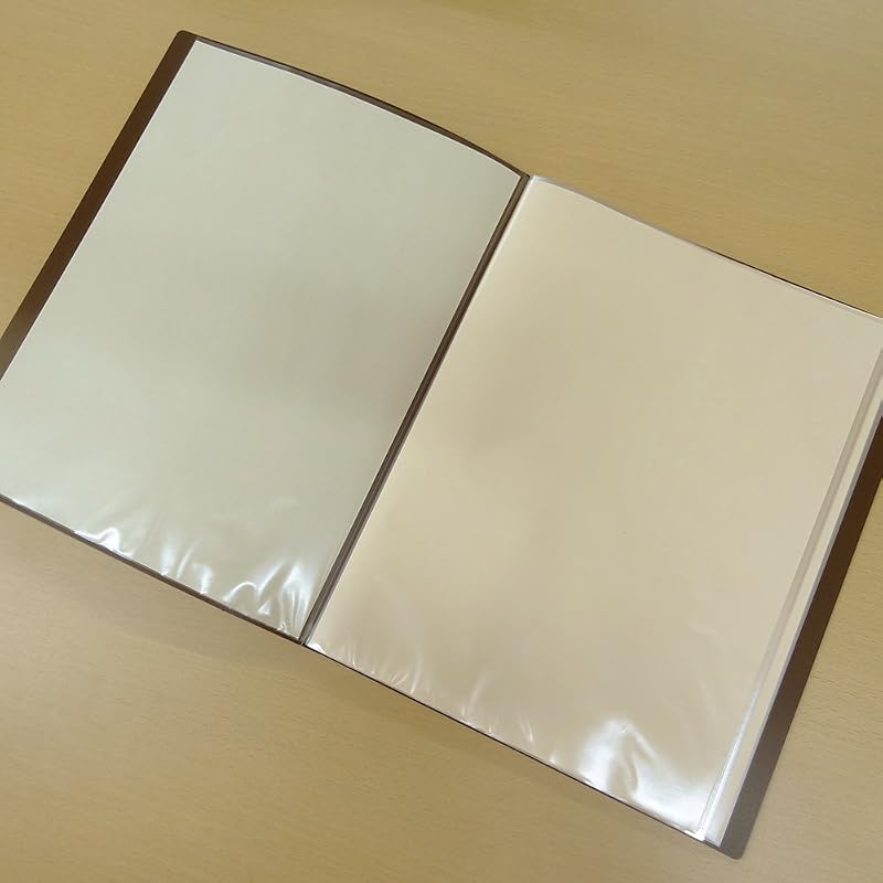 Kuretake Calligraphy File, Artwork File for Half-Size Paper, Brown, KN22-1