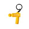 Mini Soft Rubber Fascia Gun Keychain: Sports Fitness Backpack Pendant & Souvenir Gift
