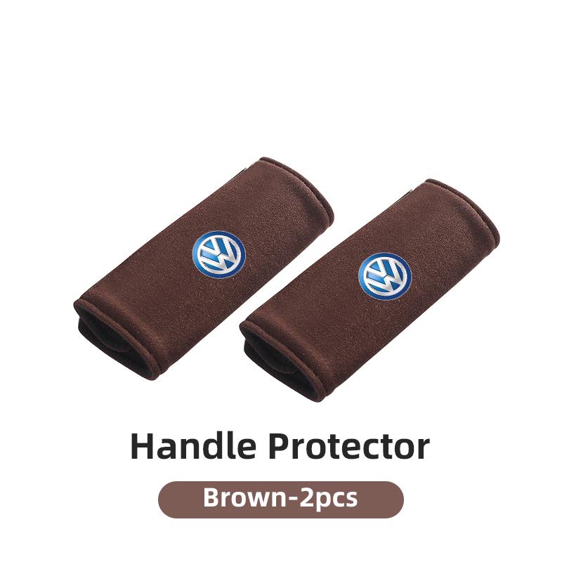 Suede Car Roof Door Pull Handle Protective Cover Soft and Comfortable For Volkswagen VW Scirocco Jetta Beetle Golf Passat PoloSZ1