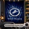 TapestryMillwall Custom Name Text Personalized Wall Hanging Tapestry Home Wall Decor