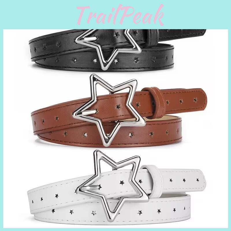Lovely Five-point Star Design Belt For Women With Charming Colors For Fashionable Looks