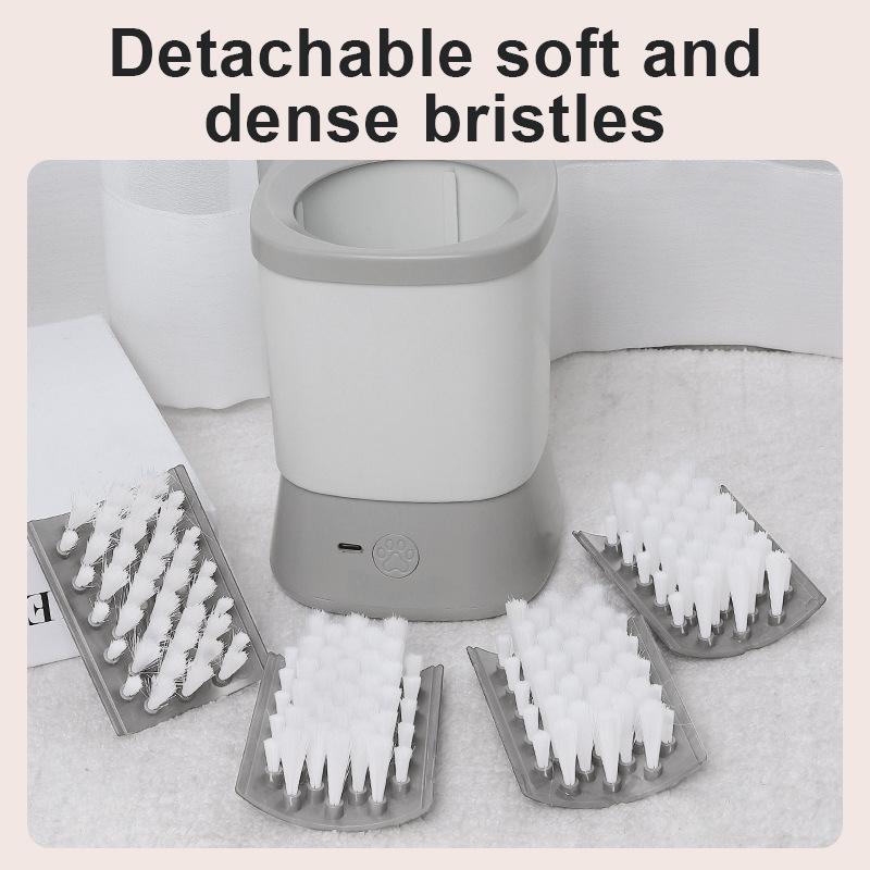 Pet Electric Foot Washing Cup Automatic Dog Cat Foot Washing Device Beauty Care Intelligent Dog And Cat Cleaning Products