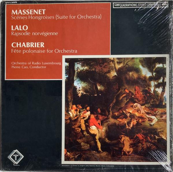 

LP Record PIERRE CAO ORCHESTRA OF RADIO LUXE Massenet Suite For Orchestra no. 2 QTVS34570 TURNABOUT 1974 US Classical Used