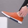 Men's Comfortable and Breathable Casual Board Shoes, Single Shoes, Leather Shoes