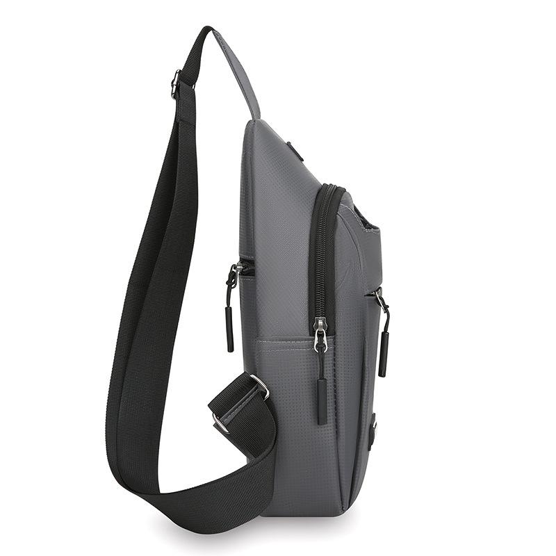 Chest Bag Men's Sports Crossbody Bag Outdoor Travel Large Capacity Portable Shoulder Bag