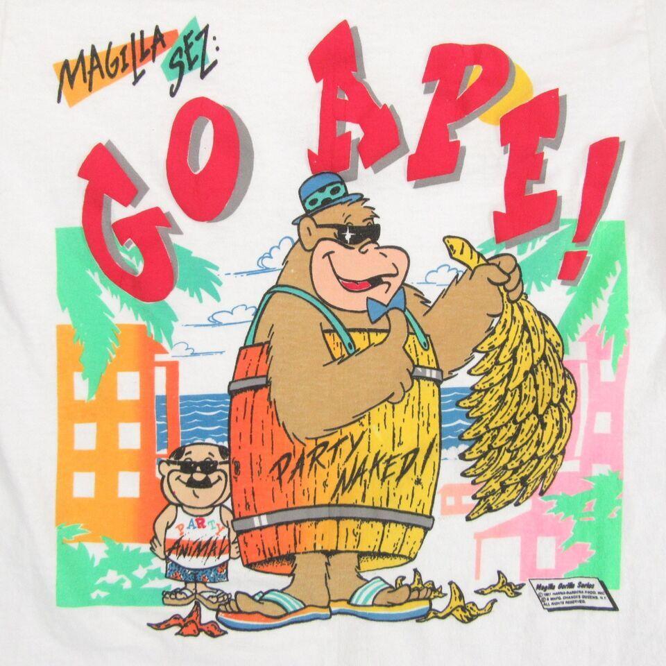 MAGILLA GORILLA SHOW Cotton White Men S-234XL T-Shirt M