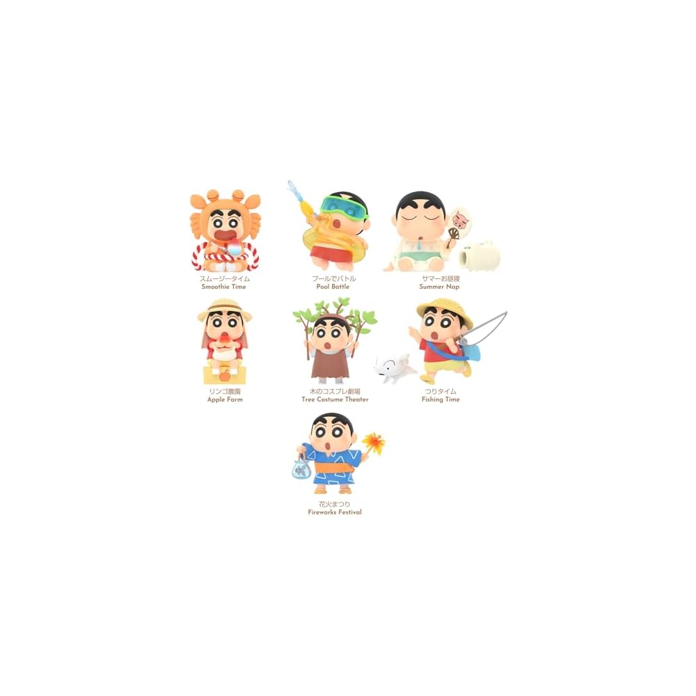 Top Toy Crayon Shin-chan Summer Operation Series Blind Box Figure PVC Collectible Toy 1 Piece