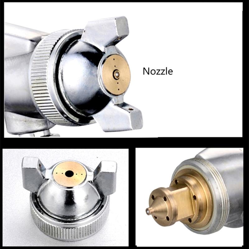 Adjustble Flow Paint Sprayer Professional Spray Tool Rustproof Paint Pneumatic Sprayer Comfortable Grip Auto Paint Tool