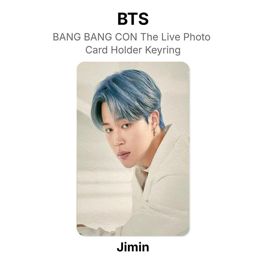 BTS BANG BANG CON The Live Photo Card Holder Keyring Official Photocard