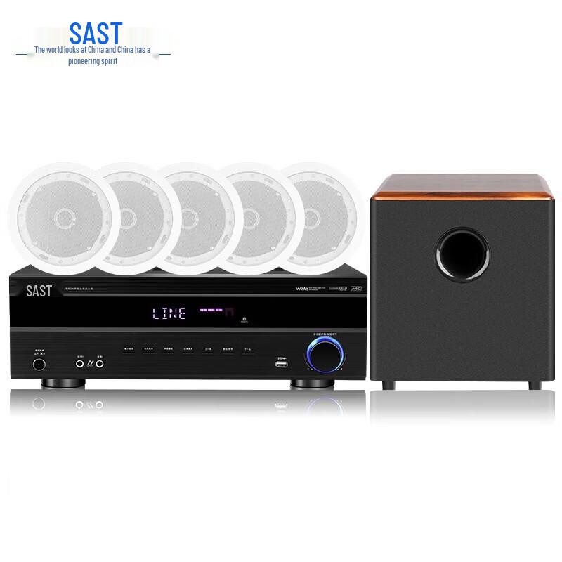 SAST 6.5-inch 5.1 Channel In-Ceiling Speaker System