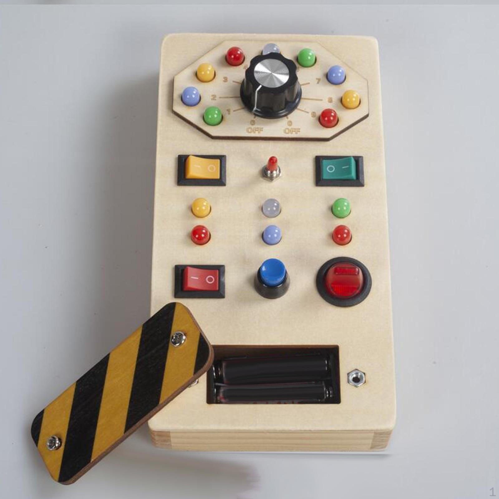 

Бизи-доска Электронные развивающие учебные пособия Деревянная вечеринка Сенсорные игрушки Взаимодействие gear