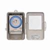 Mechanical 24 Hours Timer Switch IP53 Programmable Electrical Timer Switch Box AC 100-240V 15 Minutes Interval 96 Times ON/ OFF3