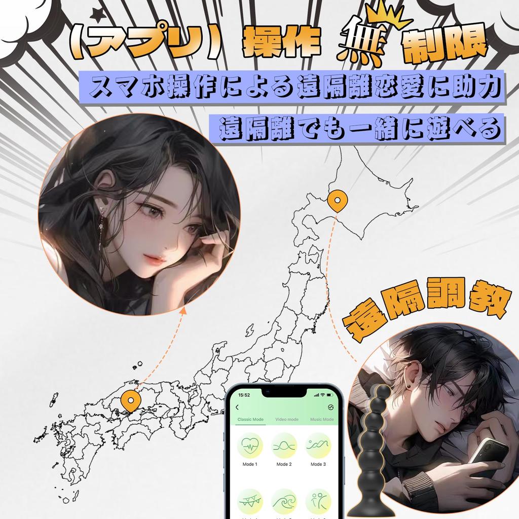 Anal Electric Anal Smartphone Anal Remote Unisex Vibration Control with One Anal Anal Powerful Includes Suction Adult Adult For Beginners Vibrator,