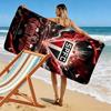 Name Custom Sao Paulo FC Print Beach Towel, Large Soft Quick Dry Towel for Beach Camping Swimming