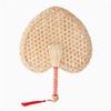 Handmade Woven Palm Leaf Fan for Children and Babies - Sunflower Design