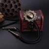Western Cowboy Sun Frame Tassel Pendant Adjustable Braided Rope Necklace  For Men Women