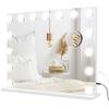 LED Cosmetic Mirror, 3 Light Modes, Dimmable, Touch Control, USB, 58x48cm, White