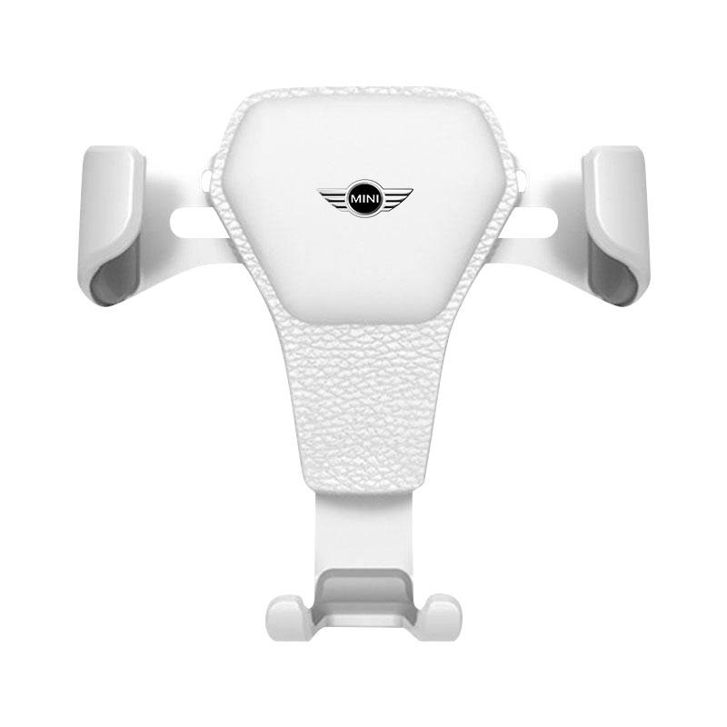

1Pcs Car Specific Car Mount GPS Phone Vent Clip Installation For MINI F54 F55 F56 R56 R60 SONE Roadster Clubman Coupe белый