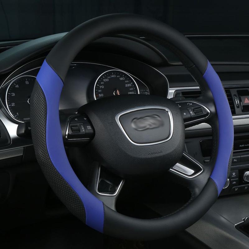 Non-slip Breathable Massage Car Steering Wheel Cover for All Seasons