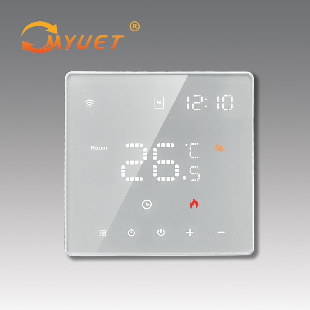 ME81H WiFi Thermostat for Wall-Mounted Boilers&Electric Heating Systems, APP Remote Control&Voice Commands Via Alexa/Google Home