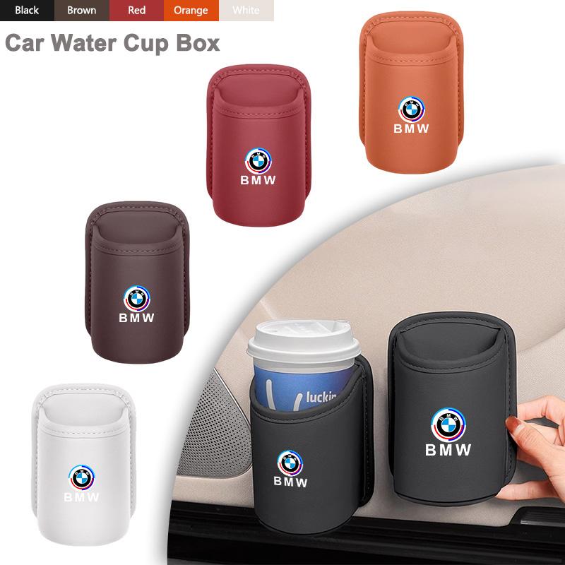 GFOU9 Car Styling Water Cup Holder Hanging Storage Box Accessories For BMW 50th X1 X3 X5 X4 X6 E46 G20 G32 G11 G12 F30 F20 F10 E90 E60