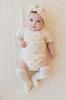 Organic Cotton Short Sleeve Bodysuit Thelma Orchid JBCO251210 Baby CRM 60 [Jamie Kay]