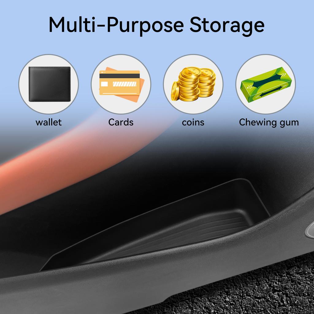 Smabee for BYD Tang L/Atto 8/Sealion 8 2025 2026 Door Side Storage Box TPE Front Rear Door Handle Tray Organizer Accessories