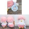 Chicken Plush Toy With Short Pile Fabric For Gift And Decoration