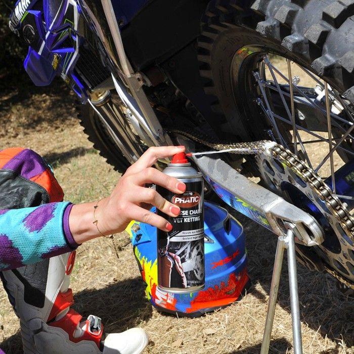 Graisse Chaîne Moto Pratic - Entretien Chaîne Moto - SCOOTEO