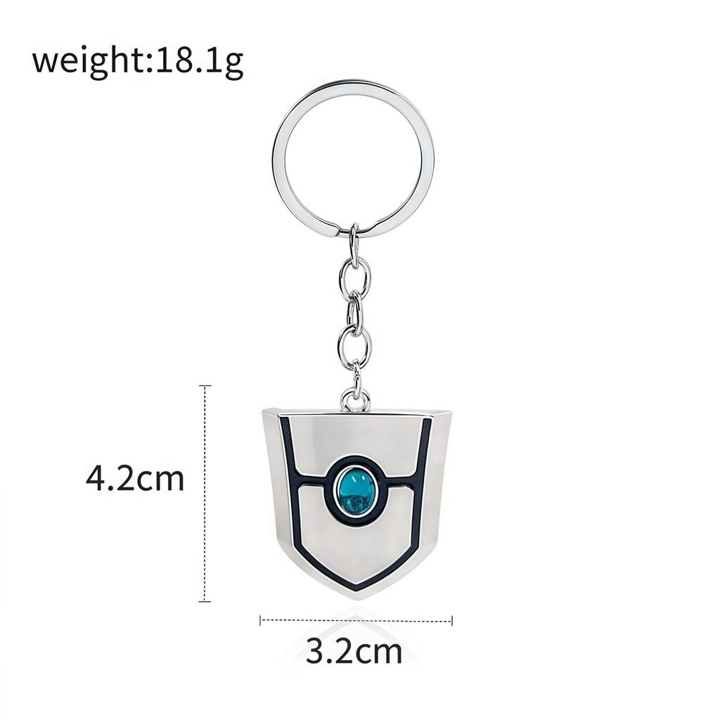 The Rising of the Shield Hero Naofumi Iwatani Schild Schlüsselanhänger Requisit Ausrüstung Cosplay Zubehör Artikel für Fotografie Souvenir Geschenk [Sizuuenn]