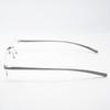 Lightweight Aluminum Frame Rimless Reading Stylish Reading Power Range To Yr6144 [Yellowrock] Glasses, Glasses, "+1.0 +4.0" (Gray, +2.0)