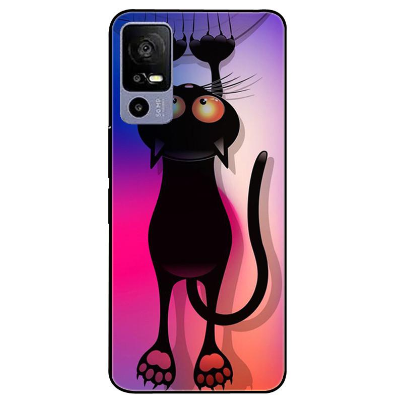 For TCL 40R 5G Case 6.6'' Silicone Soft Fashion TPU Phone Cover for TCL 40 R 5G Cases T771K T771A T771H Bumper Funda For TCL 40R
