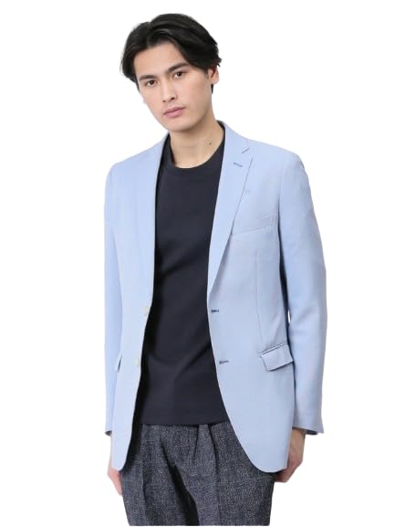 

Чоловічий блейзер Takakyu Hopsack Slim Fit 110100953402433730070, піджак на 2 ґудзики, саксофон,