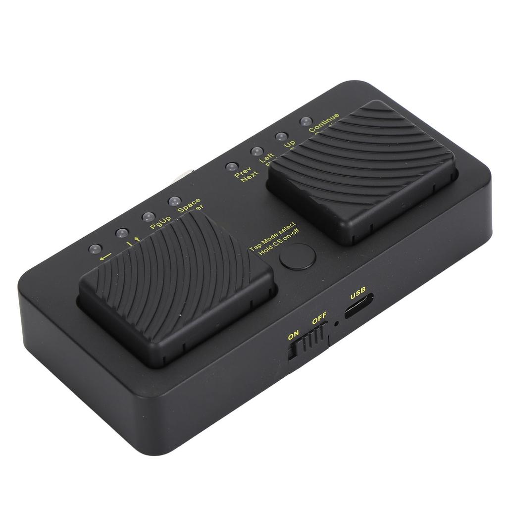 Bluetooth Page Turner Wireless Music Sheet Page Controller Footswitch Page Turner Pedal for Tablet Laptop PC